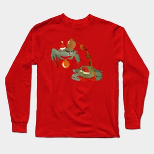 christmas crabs Long Sleeve T-Shirt